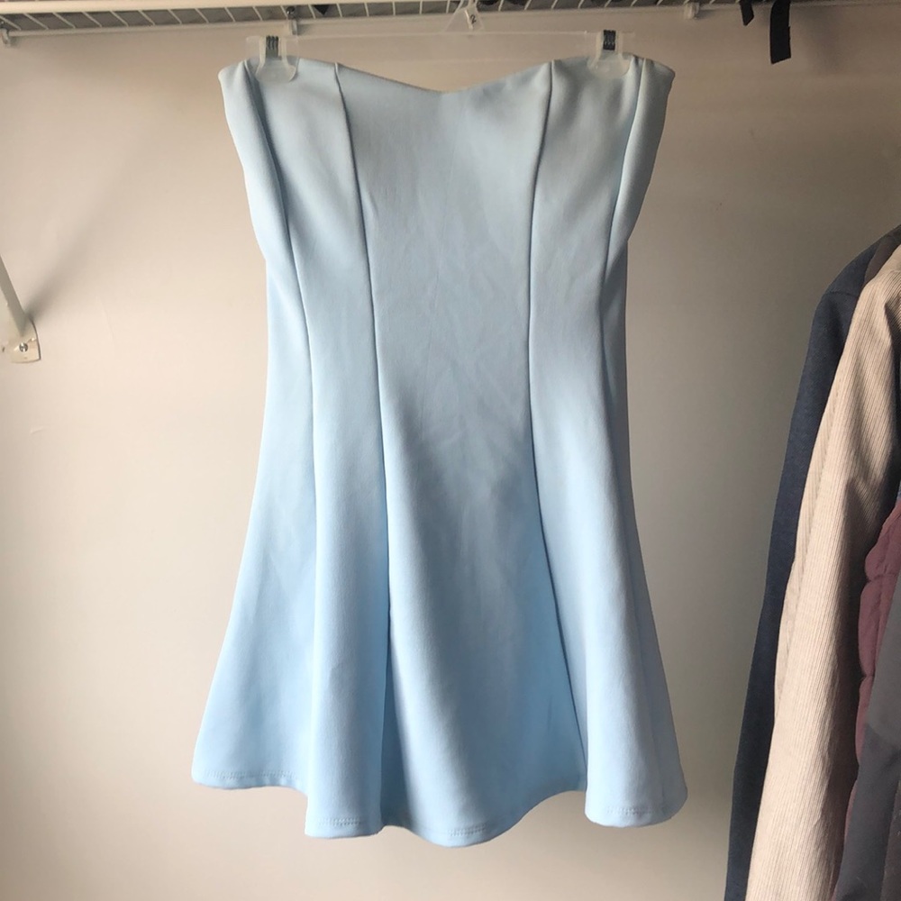 Blue dress